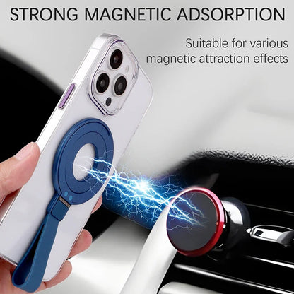 Strong Magnetic 360° Rotation Metal Ring Stand Car Phone Holder