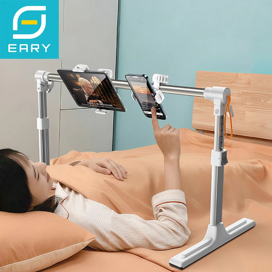 Eary Foldable Tablet Phone Holder Stand for Bed Overhead Mount