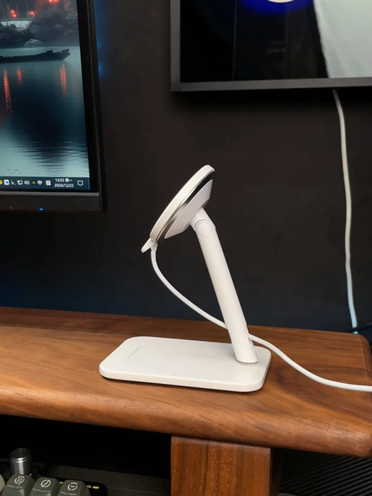 Magnetic Phone Holder Stand with Wireless Charger