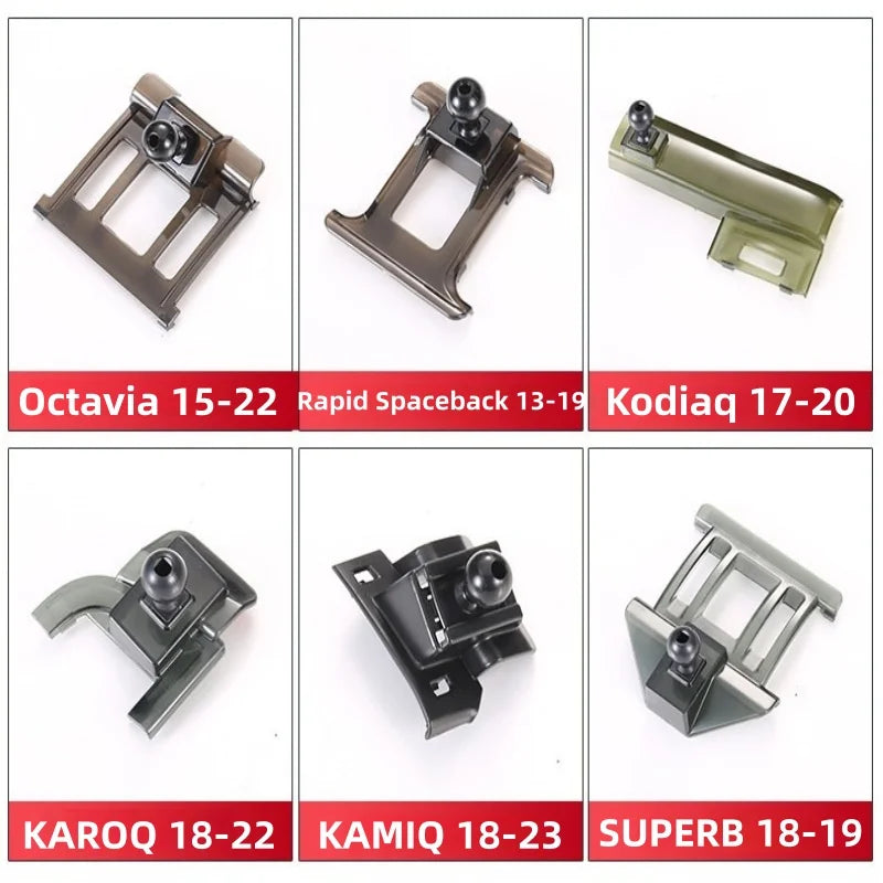 For Skoda Interior Phone Holder Stand Base Mount Bracket