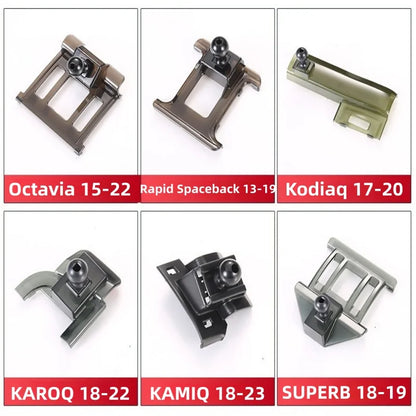 For Skoda Interior Phone Holder Stand Base Mount Bracket