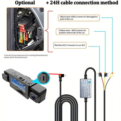 360° Car DVR 1080P Video Recorder Dash Cam for Car