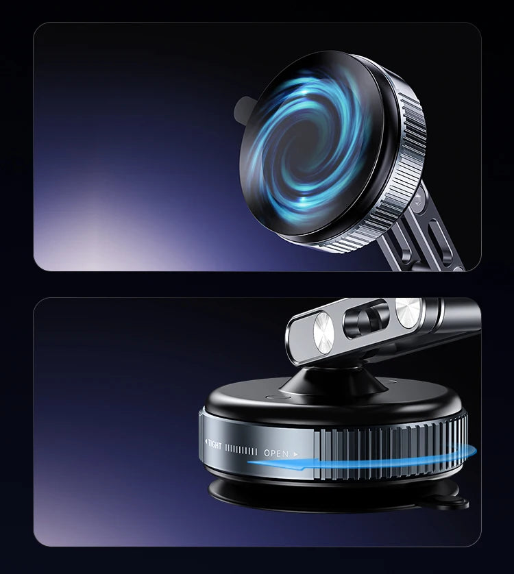 Vacuum Adsorption Car Magnetic Phone Holder
