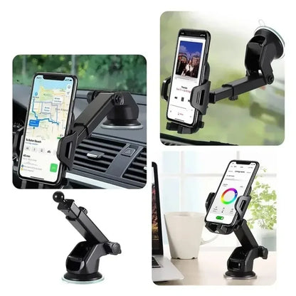 360° Rotatable Stable Car Phone Bracket Universal Windshield Suction Cup