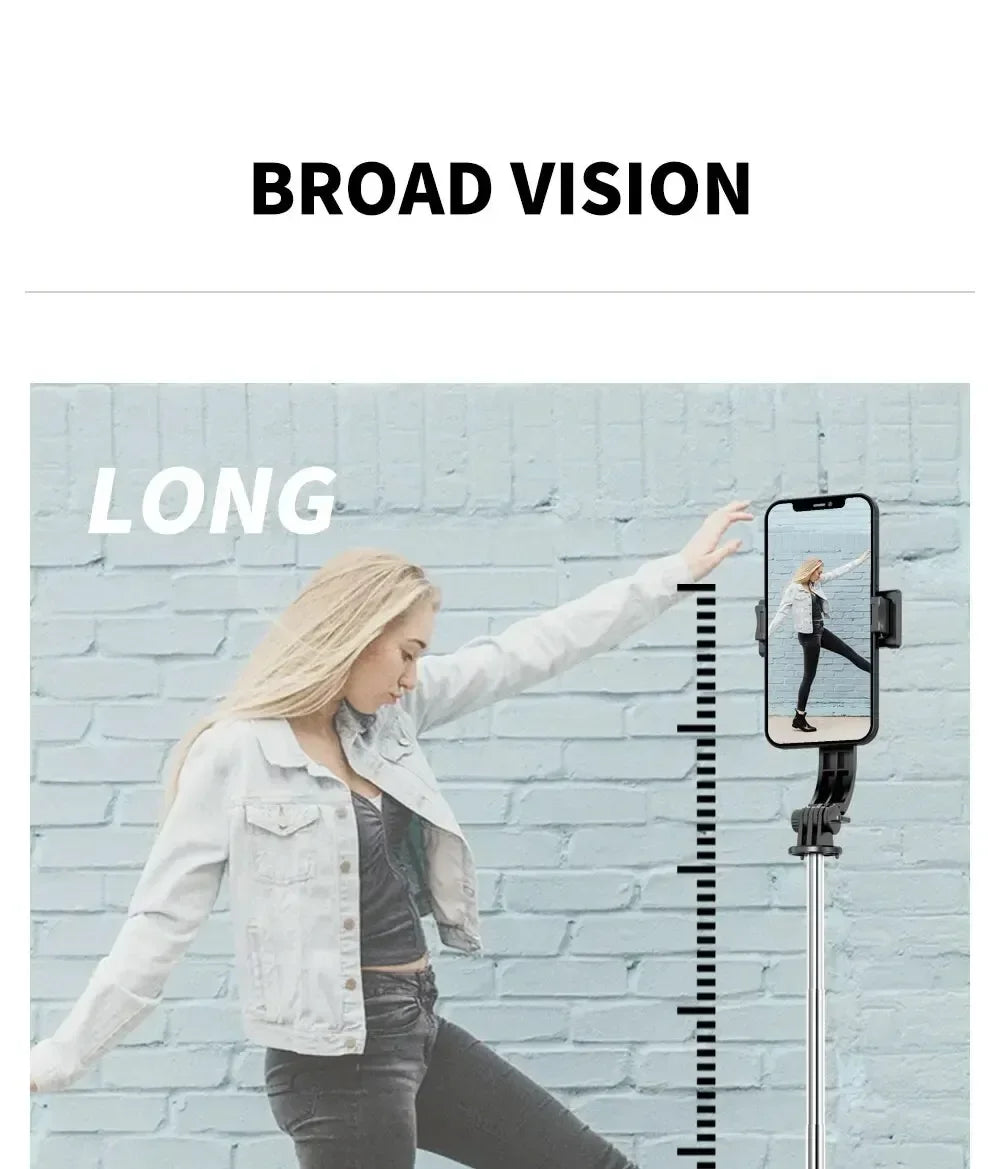 Wireless Selfie Stick for Smartphone 44 Inch Tripod