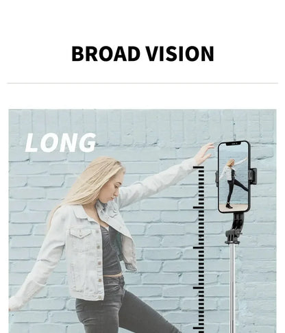 Wireless Selfie Stick for Smartphone 44 Inch Tripod