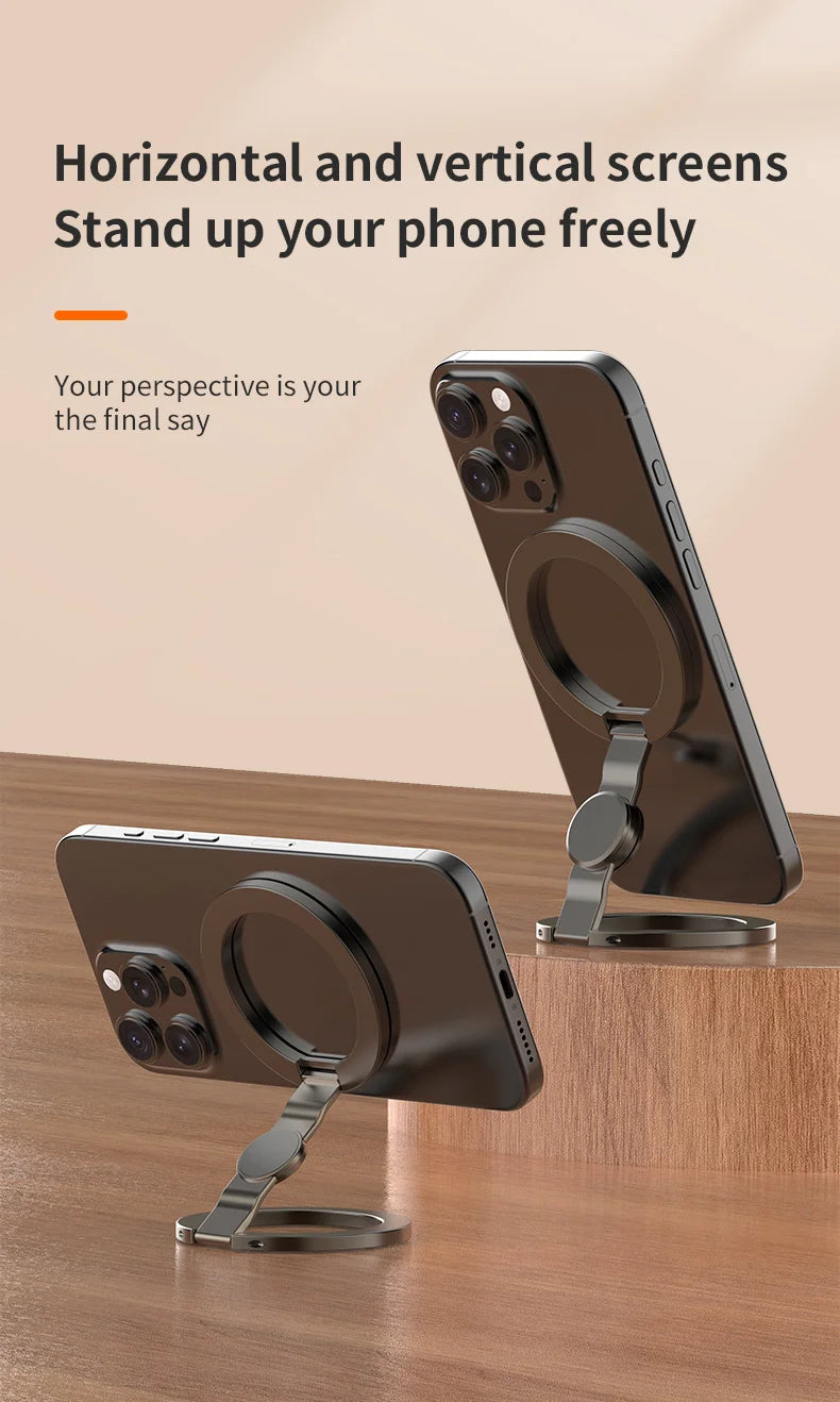 Foldable Double Sided Magnetic Phone Holder Stand