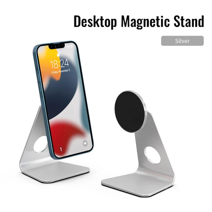 Desktop Magnetic Mobile Phones Holder Aluminum Bracket