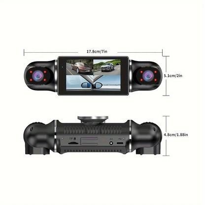 360 Degree Car DVR 4*1080P Video Recorder WIFI GPS Dash Cam