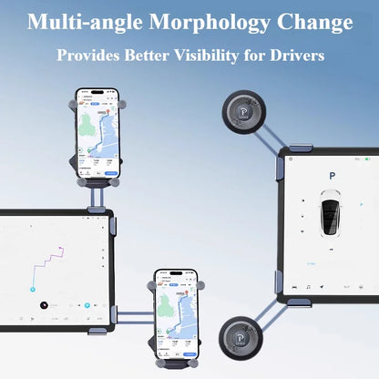 Hipacool Metal Car Screen Phone Holder Bracket Adjustable Magnetic Stand