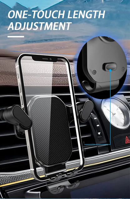 SEAMETAL Gravity Car Phone Holder Air Vent Hook Phone Mount