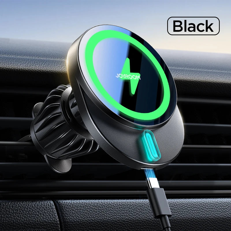 Joyroom Magnetic Wireless Car 15W Fast Charger Phone Holder