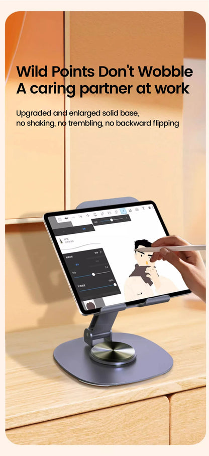 Rotating Table Cell Phone Holder Support Desktop Stand