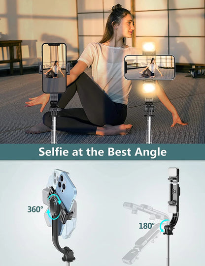 Extended Foldable Wireless Bluetooth Selfie Stick Tripod