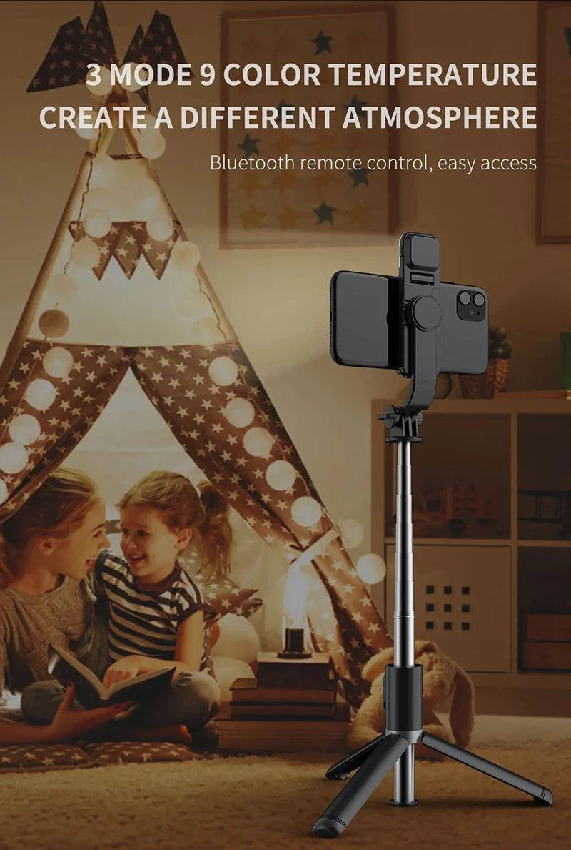 Xiaomi Selfie Stick 1m with Wireless Bluetooth LED Fill Light