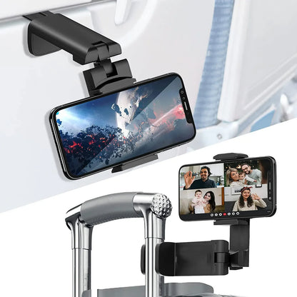 Airplane Mobile Phone Holder Travel Portable Phone Mount