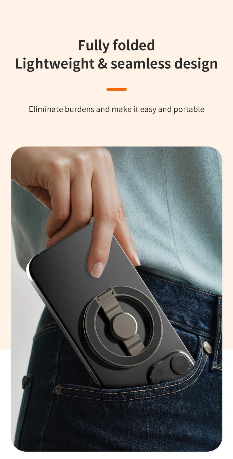 Foldable Double Sided Magnetic Phone Holder Stand
