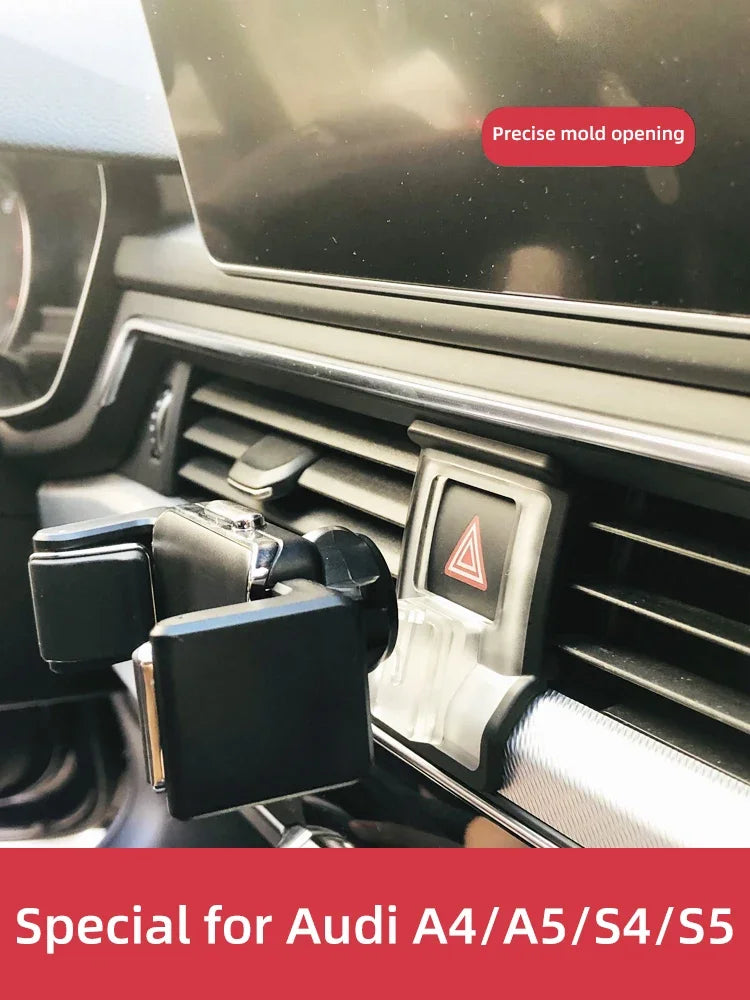For Audi A4 B9 A5 2017-2024 Phone Holder Stand Mount