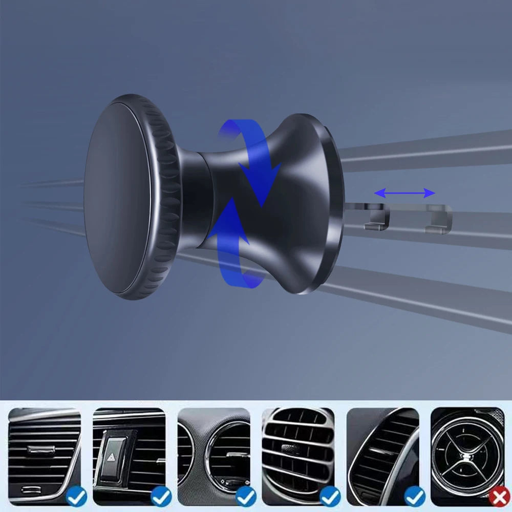 Untoom Magnetic Car Phone Holder Universal Car Air Vent