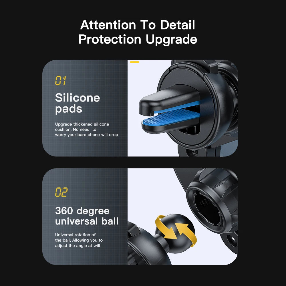Essager Gravity Car Phone Holder Air Vent Clip Mount Stand