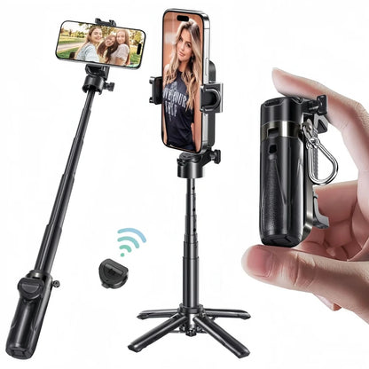 Portable Bluetooth Selfie Stick Tripod with Remote