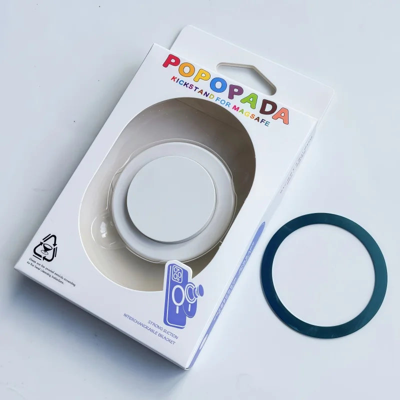 Magnetic Folding Mobile Phone Grip Holder Socket