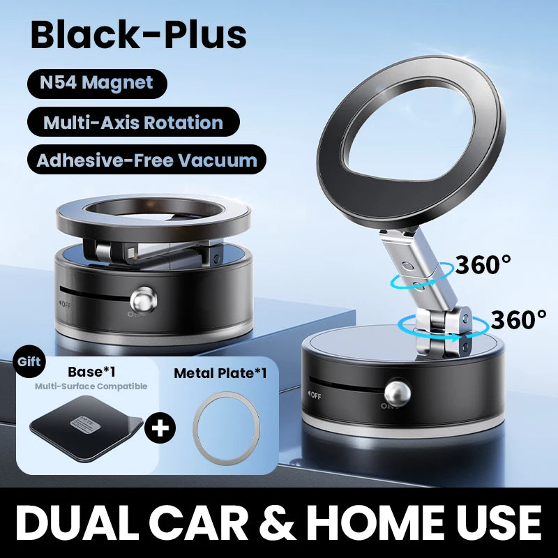 Vacuum Strong Magnetic Suction Foldable Phone Holder