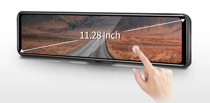 4K Rearview Mirror Driving Recorder HD Night Vision Loop
