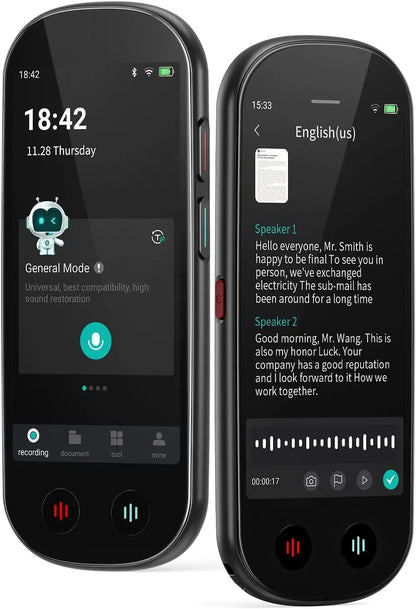 AI Voice Recorder with Playback Unlimited Transcription