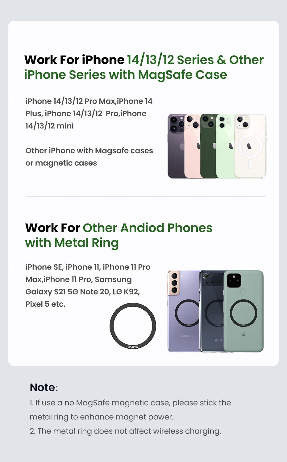 UGREEN Magnetic Phone Stand Mobile Phone Holder