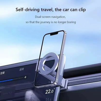 Adjustable Magnetic Phone Holder Travel Essentials Flexible Rotation