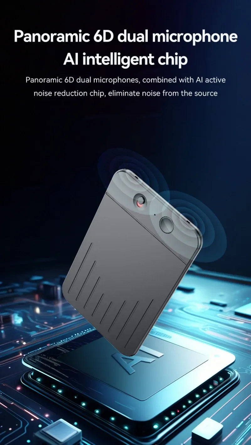 AI Voice Recorder APP Control AI Notetaking Device