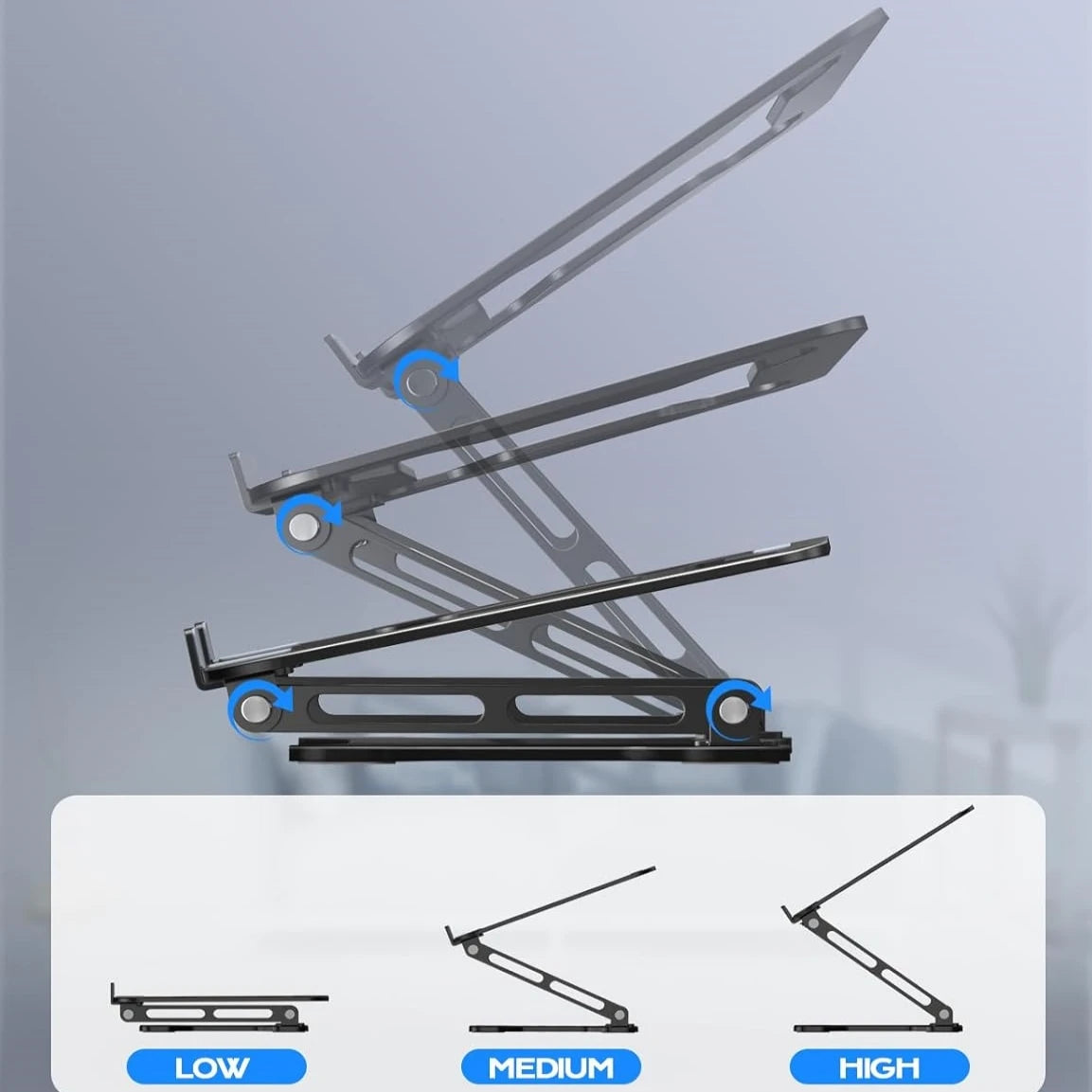 Phone Tablet Stand Adjustable Aluminum Alloy laptop Tablet