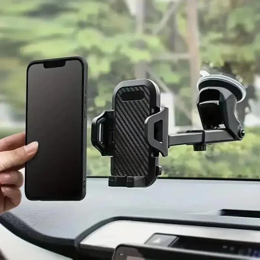 360° Rotatable Stable Car Phone Bracket Universal Windshield Suction Cup