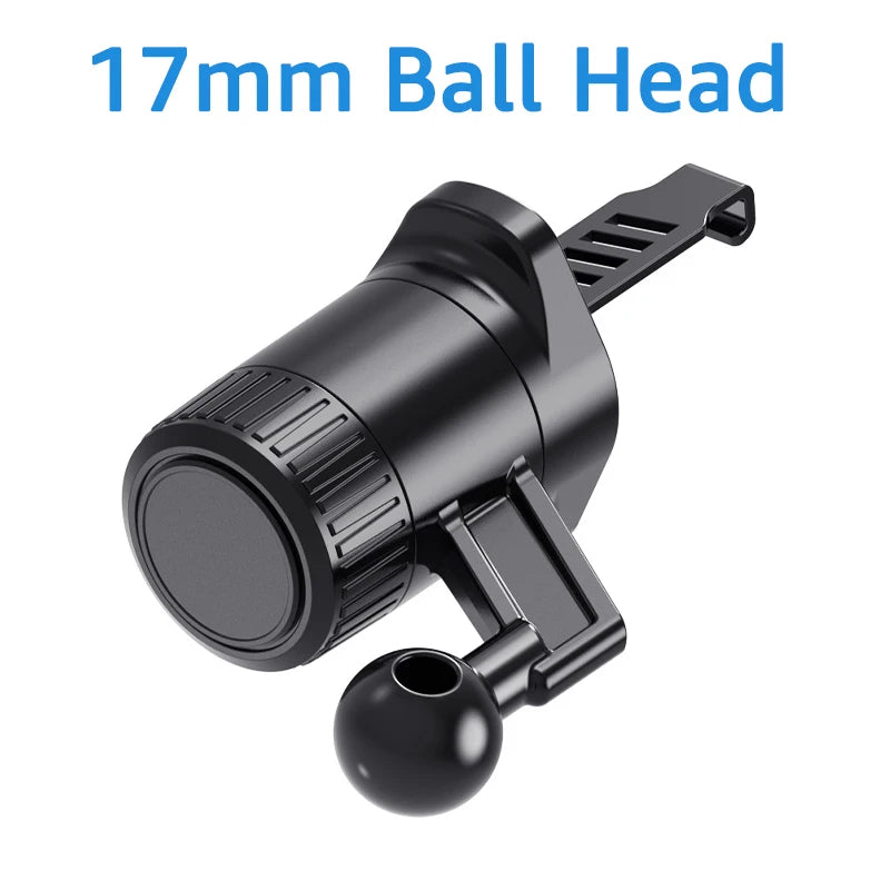 Air Vent Clip for Car Phone Holder Stand 17mm Ball Head Base