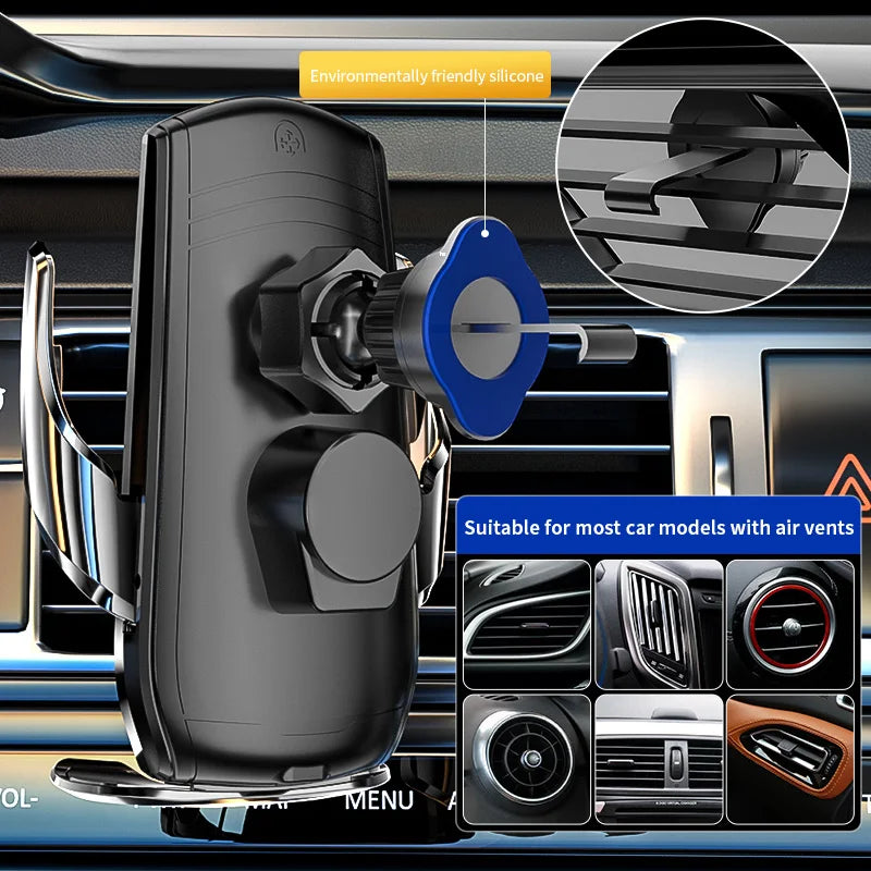 Wireless Car Phone Holder 15W Fast Charging Wireless Charger