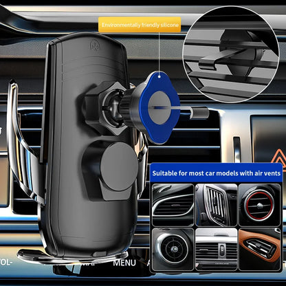 Wireless Car Phone Holder 15W Fast Charging Wireless Charger