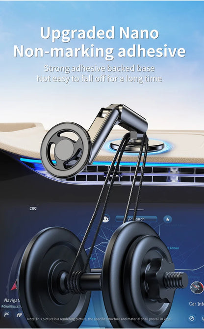 Universal Metal Car Magnetic Semiconductor Cooling Phone Holder