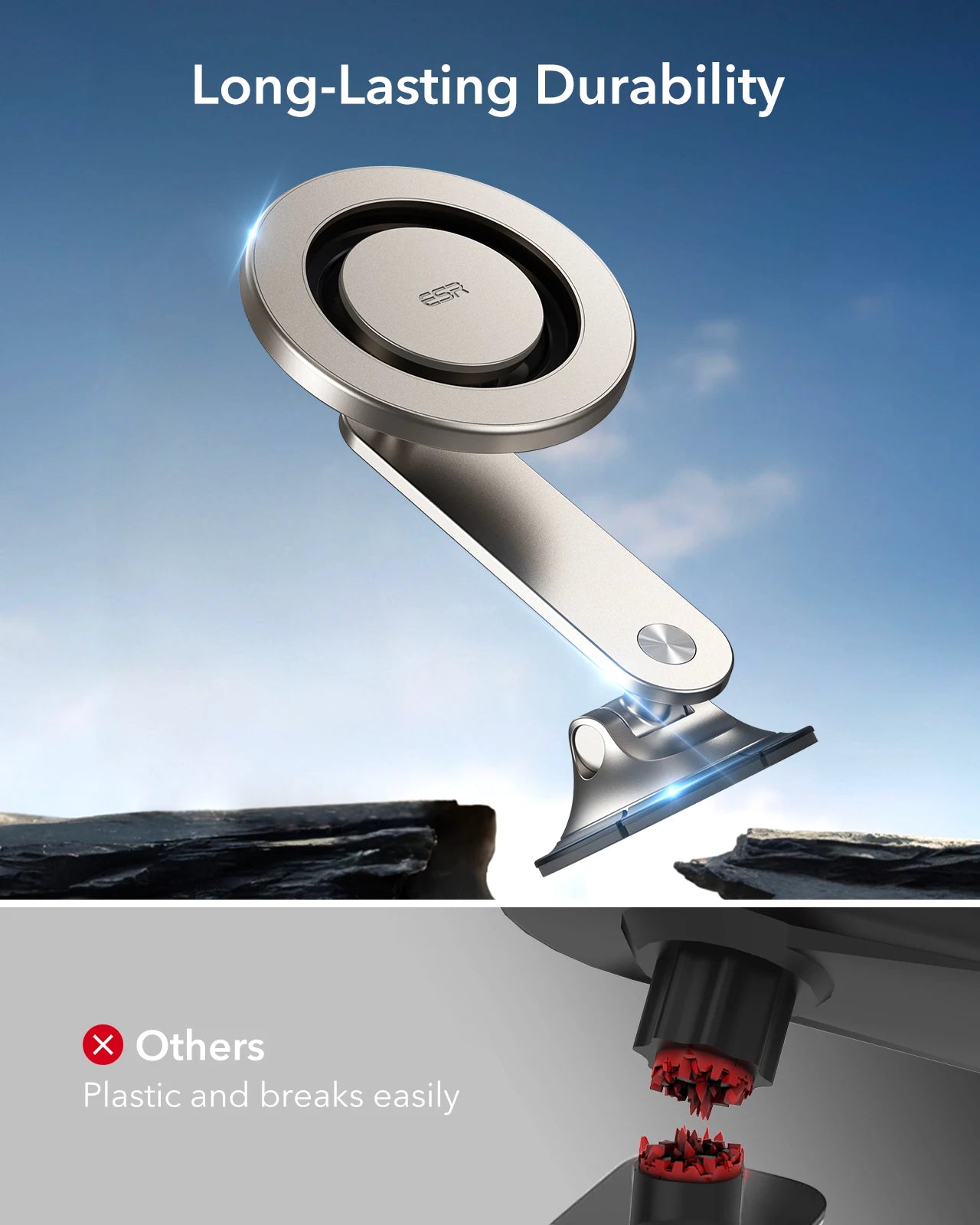 ESR for MagSafe Car Mount Dashboard Magnetic Phone Holder