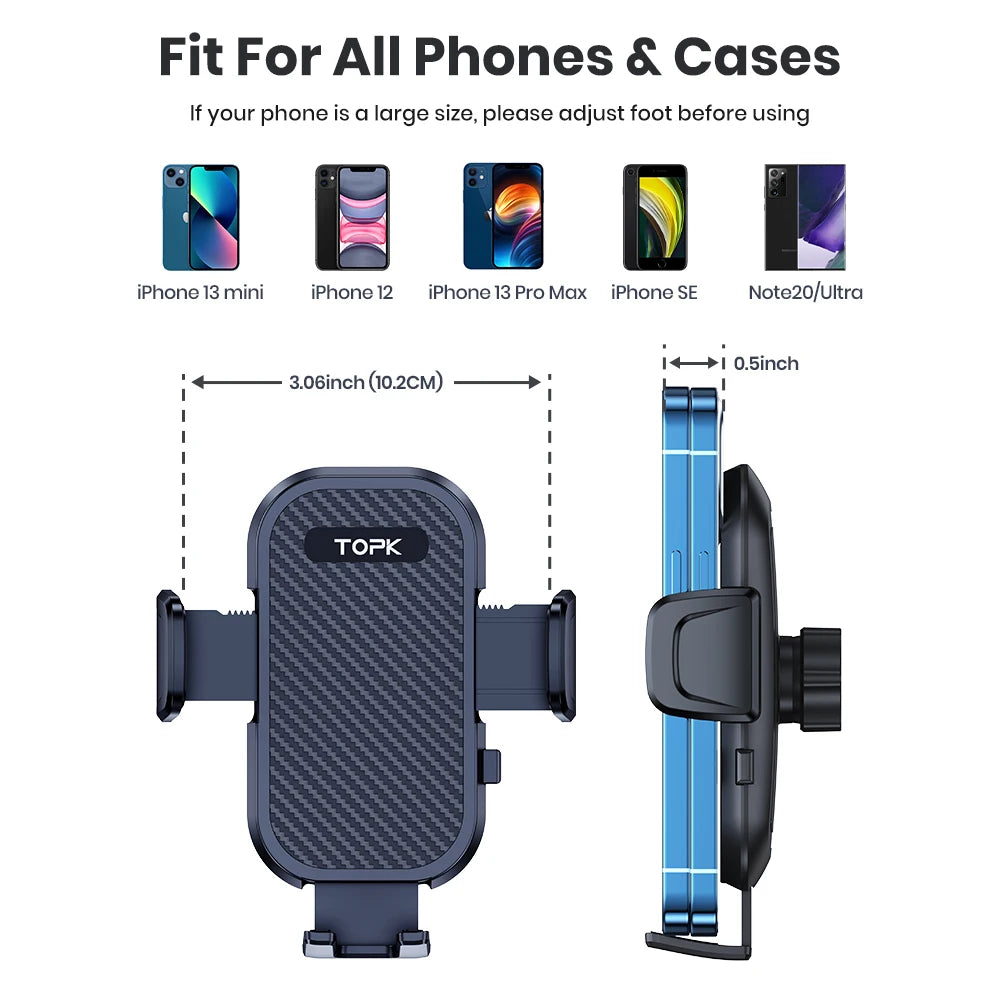 TOPK Car Phone Holder Mount,