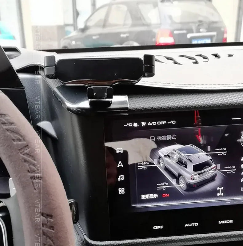 Vtear Adjustable Gravity Car Phoner Holder Support Mount Cover