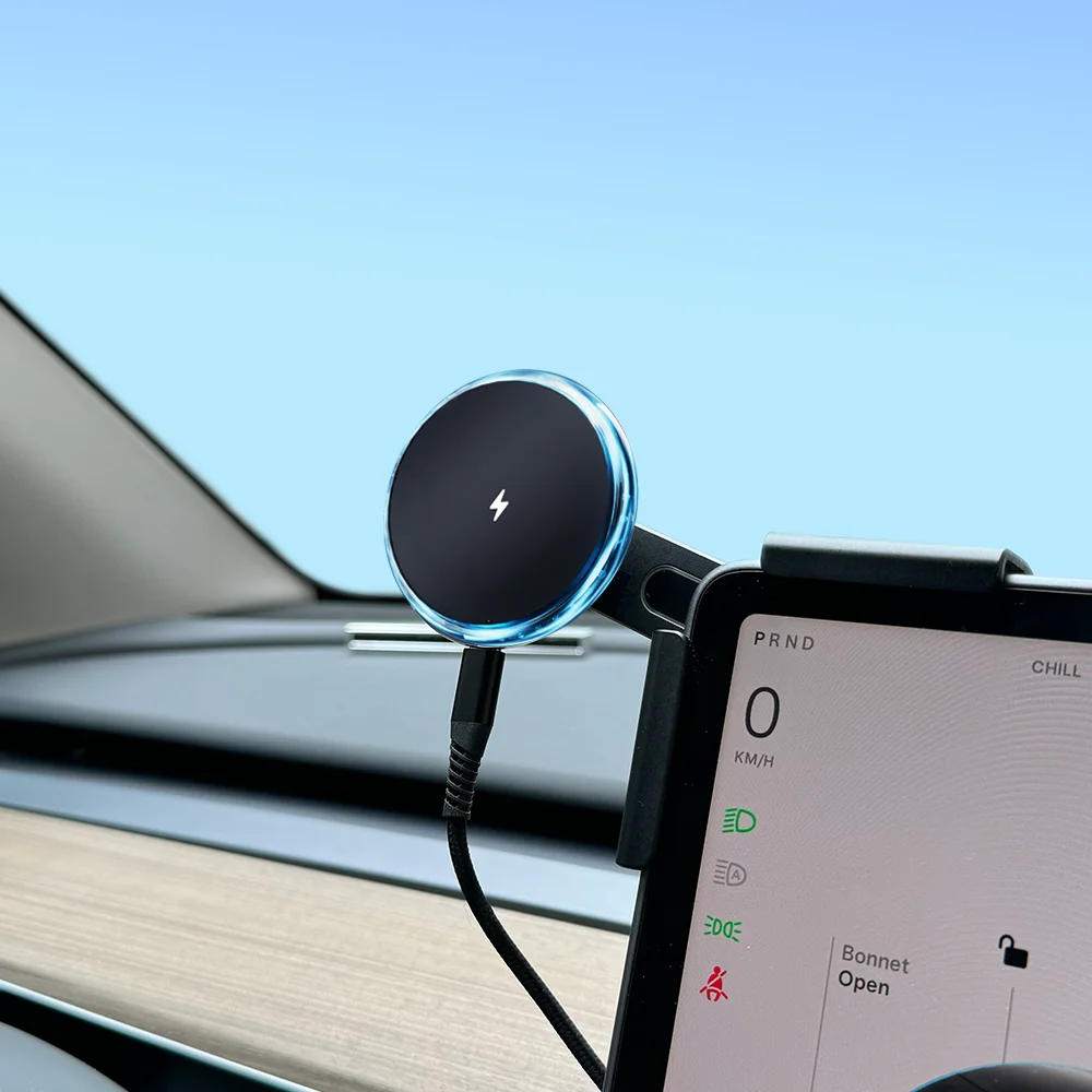 Car Phone Mount Holder 15W Magnetic Magsafe Wireless Charger