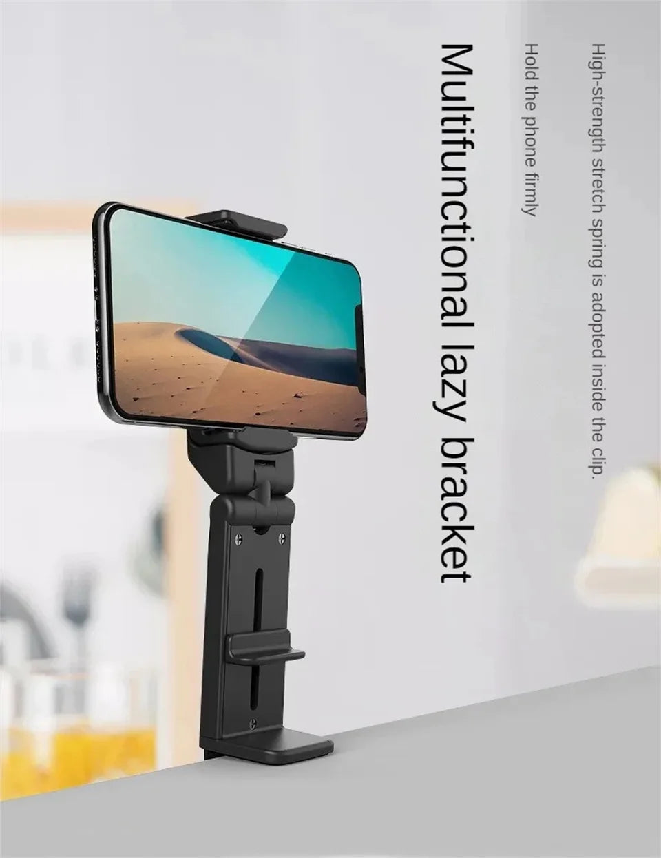 STTKGZD Airplane Phone Holder Portable Foldable Desktop Bracket