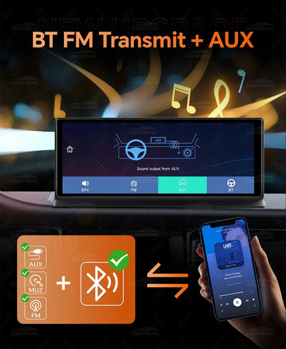 OBDPEAK K8 Pro Front 5K Rear 1080P Dash Cam Camera