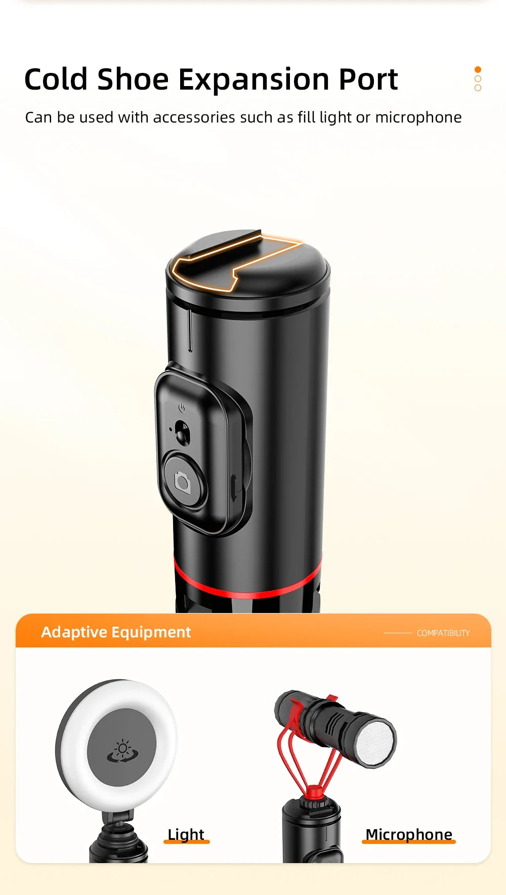 Wireless Mobile Selfie Stick Multi-Functional Stable Tripod Stand