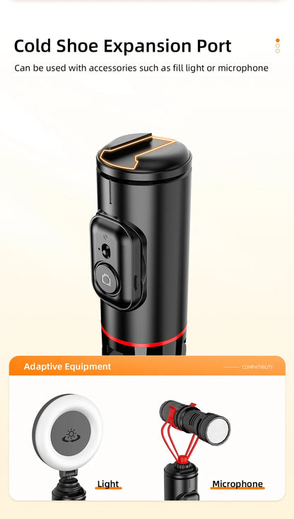 Wireless Mobile Selfie Stick Multi-Functional Stable Tripod Stand