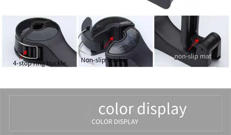 Car mounted hook black phone holder hook multifunctional