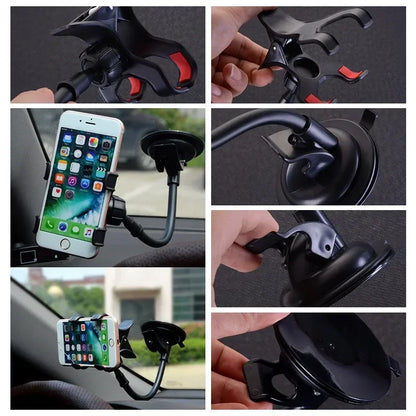 360°Rotating Car Phone Holder Universal Windshield Dashboard