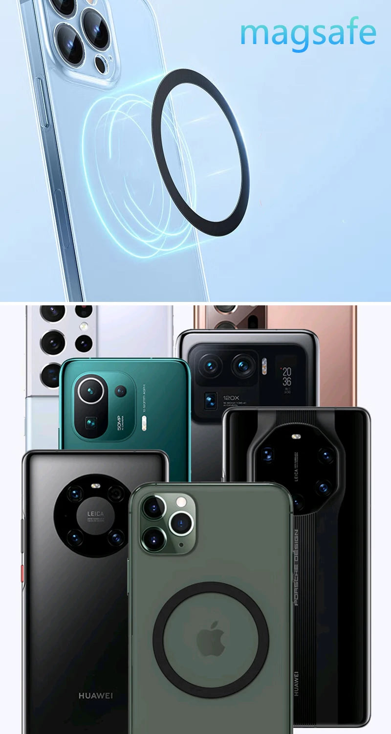 Magnetic Phone Holder 15W Wireless Charging Phone Stand