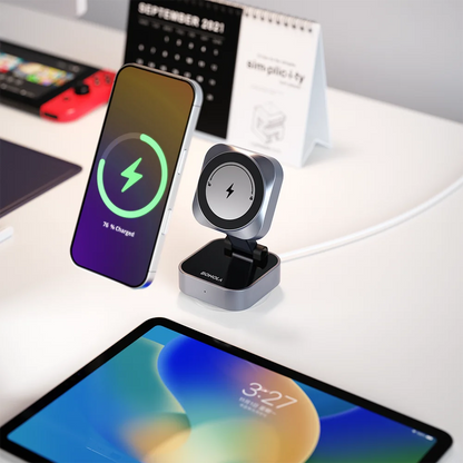 Bonola Suction Cup Car Wireless Charger Foldable Suction Stand